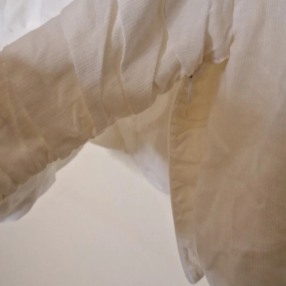 Lulus Puff sleeve  crop side zip top SZ S - Picture 10 of 10